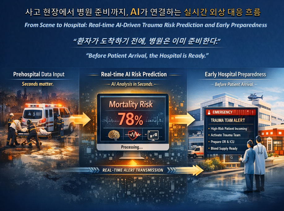 구급차 이송중 외상환자 사망위험 예측 가능 - 뉴스 썸네일 이미지