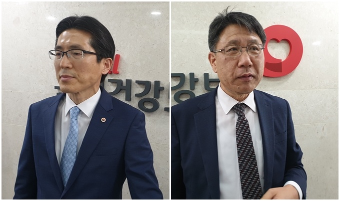 [左] 이필수 의협 수가협상단장 [右] 송재찬 병협 수가협상단장