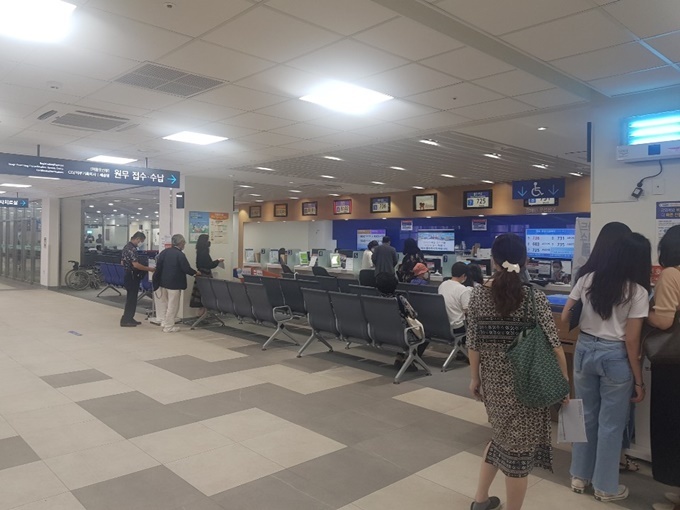 사진설명: 서울대병원 대한외래 지하 2층.