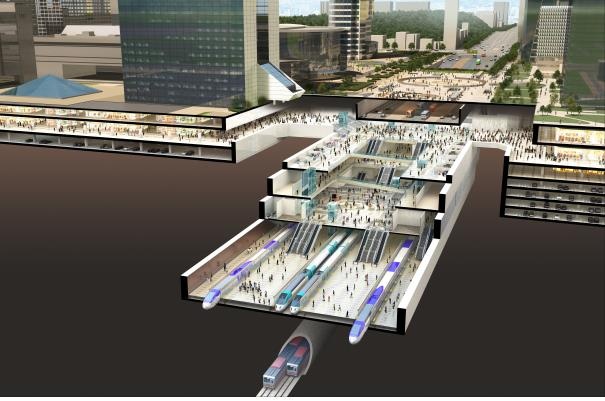 2027년 12월 준공 예정인 영동대로 지하 복합환승센터 상상도