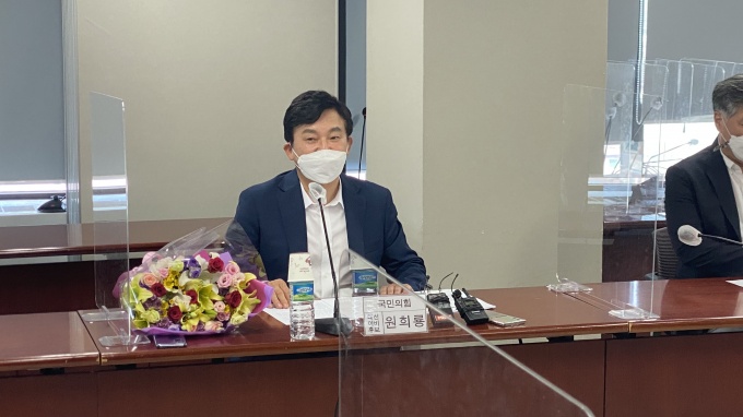 원희룡 국민의힘 대선예비후보. [촬영 신용수 기자]