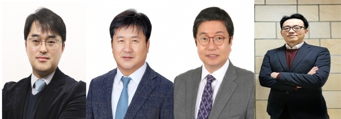 (왼쪽부터) 대웅제약 이창재 대표, HK이노엔 곽달원 대표, 동국제약 송준호 대표, 건일제약 이한국 대표